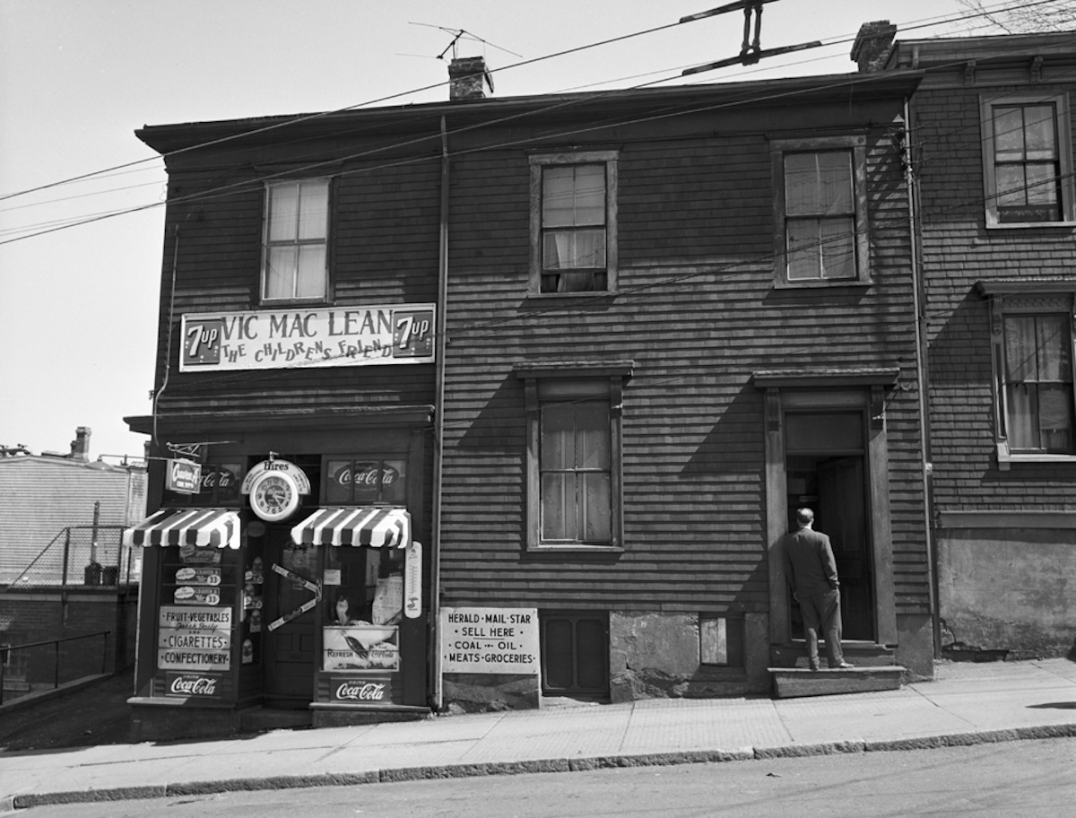 1958 - 34 North St.- Storefront image from HRM Archives, City of Halifax Engineering and Works Department-102-39-1-239