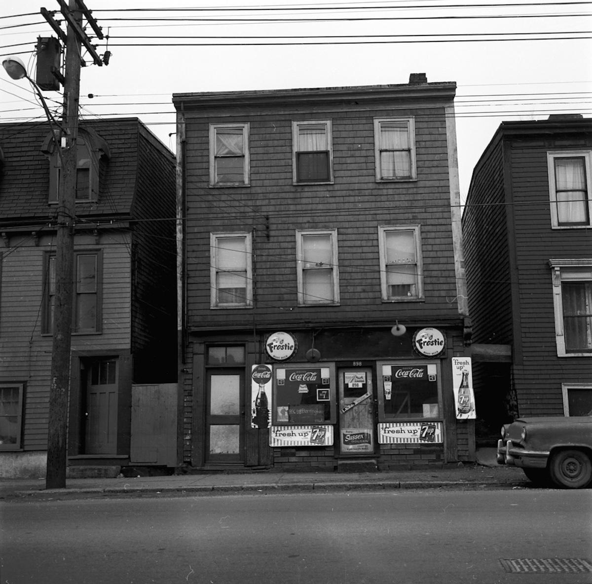 1962 - 896 and 898 Barrington St.- Storefront image from HRM Archives, City of Halifax Engineering and Works Department-102-39-1-498
