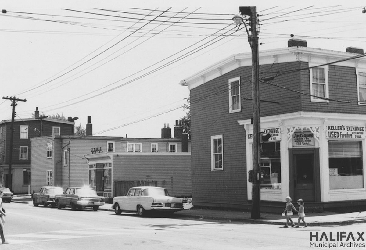 1970 - Keller's Exchange used furniture store - Agricola Street Shopping Centre-Halifax Municipal Archives-102-105-3-SC1-16