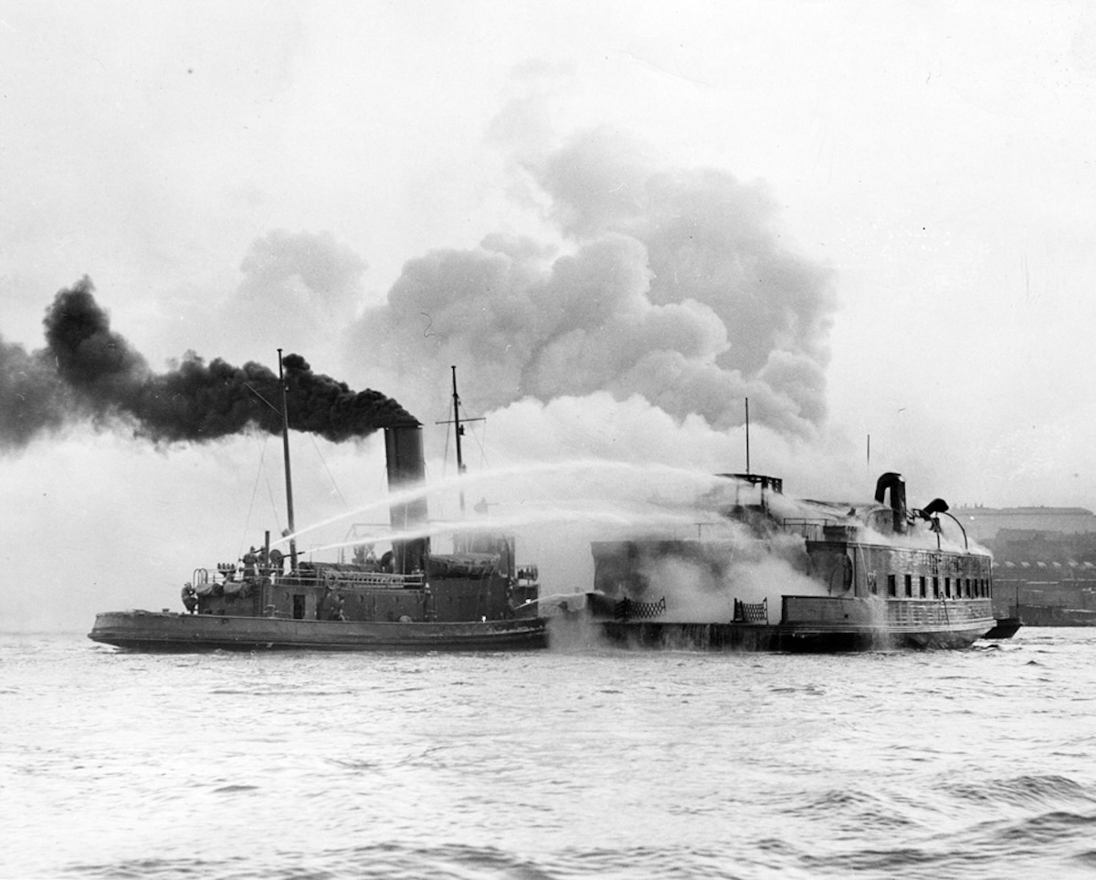 1944 - Dartmouth Ferry, Cornwallis [fire]-HRM Archives, Halifax Fire Department-102-111-4-5.68