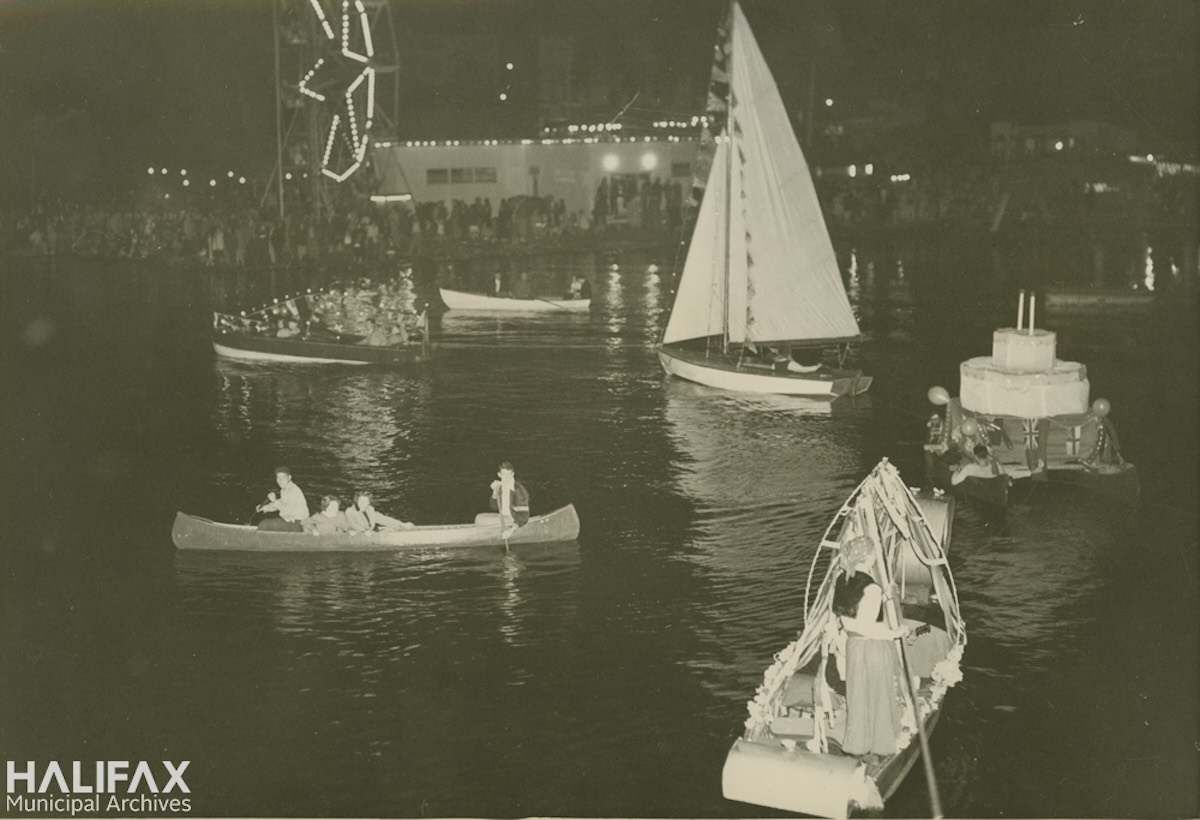1950-Aug 8 - Dartmouth Bicentenary Venetia Night on Lake Banook-Halifax Municipal Archives-101-94-2-03