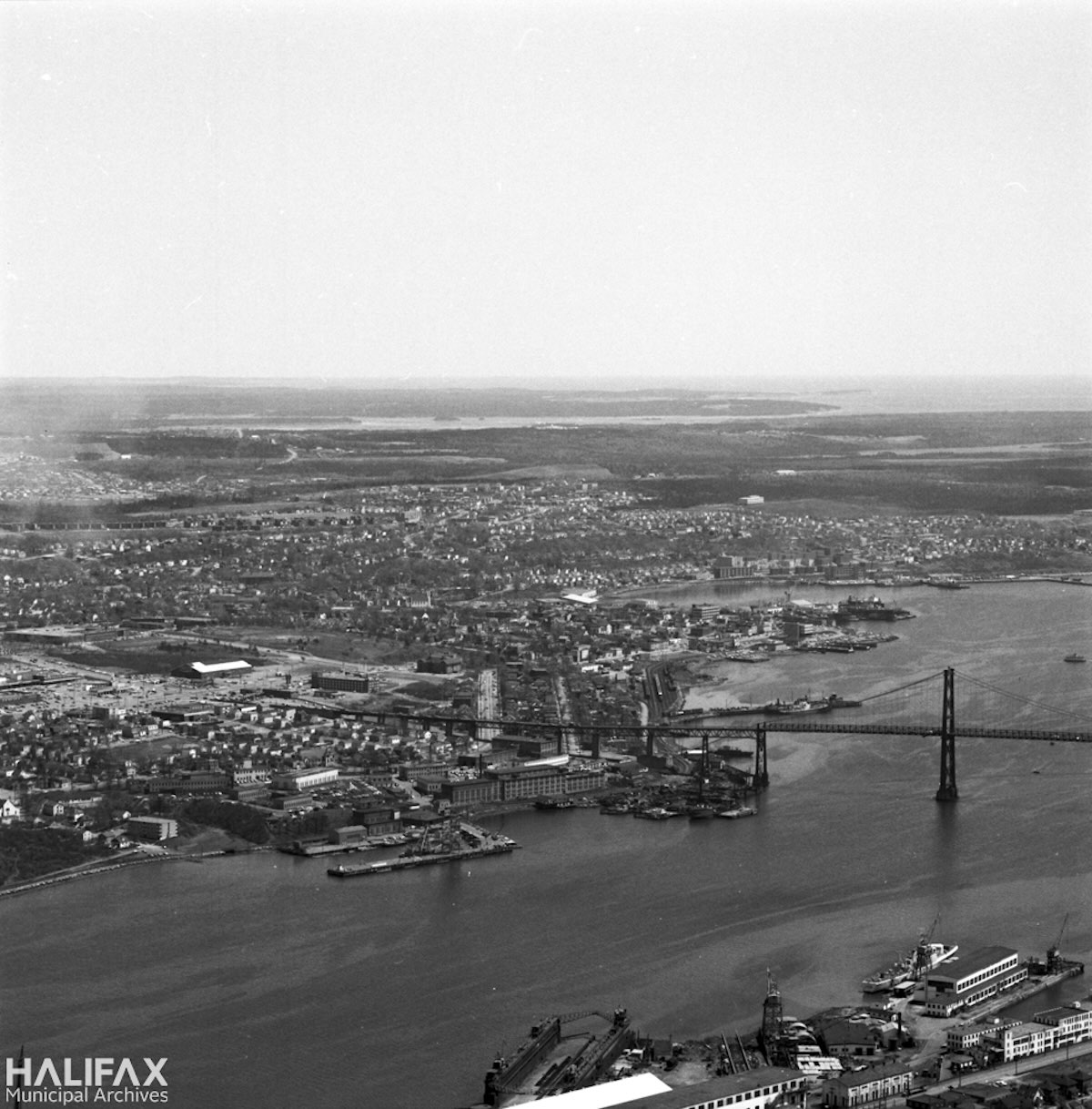 1969 - Dartmouth and the MacDonald Bridge-Halifax Municipal Archives-101-80C-1-6.28