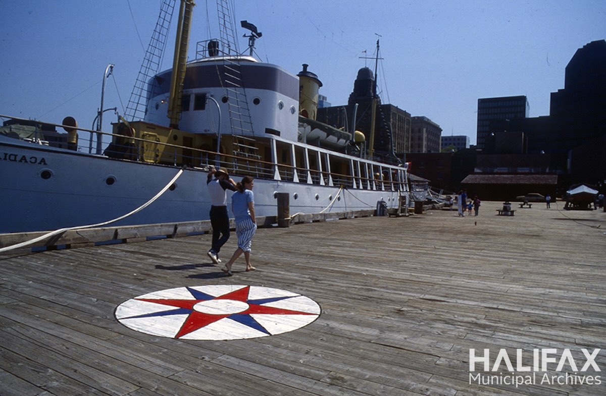 1980ca - CSS Acadia at the Maritime Museum of the Atlantic-Halifax Municipal Archives-CR40-23-3