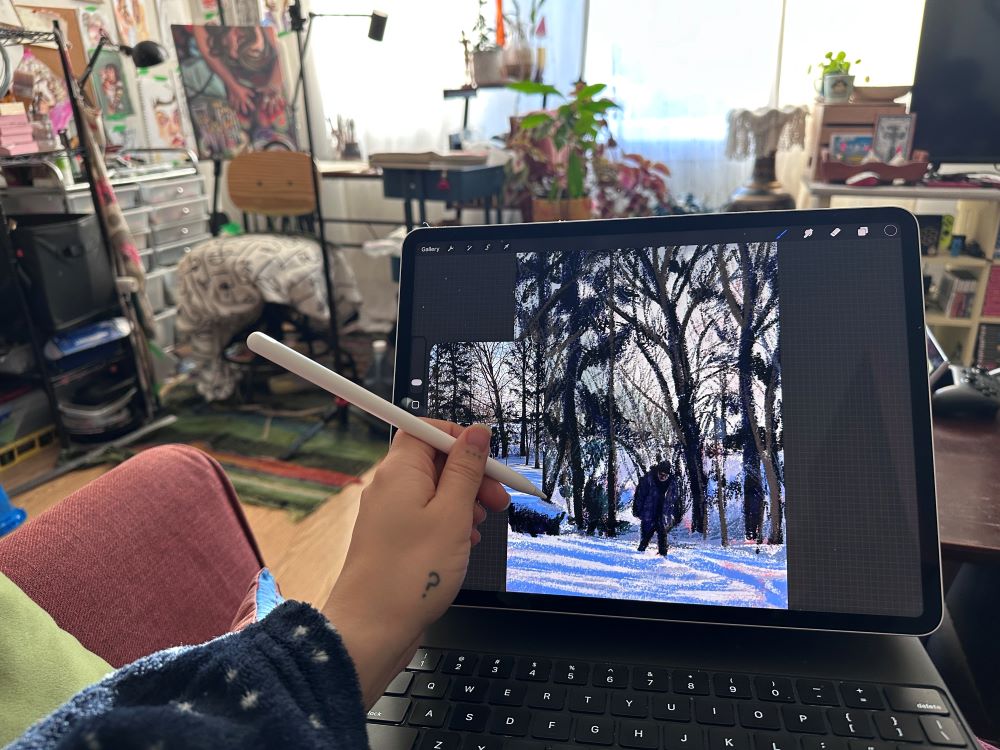 “A Day in the Life” with Painter Emily Krueckl