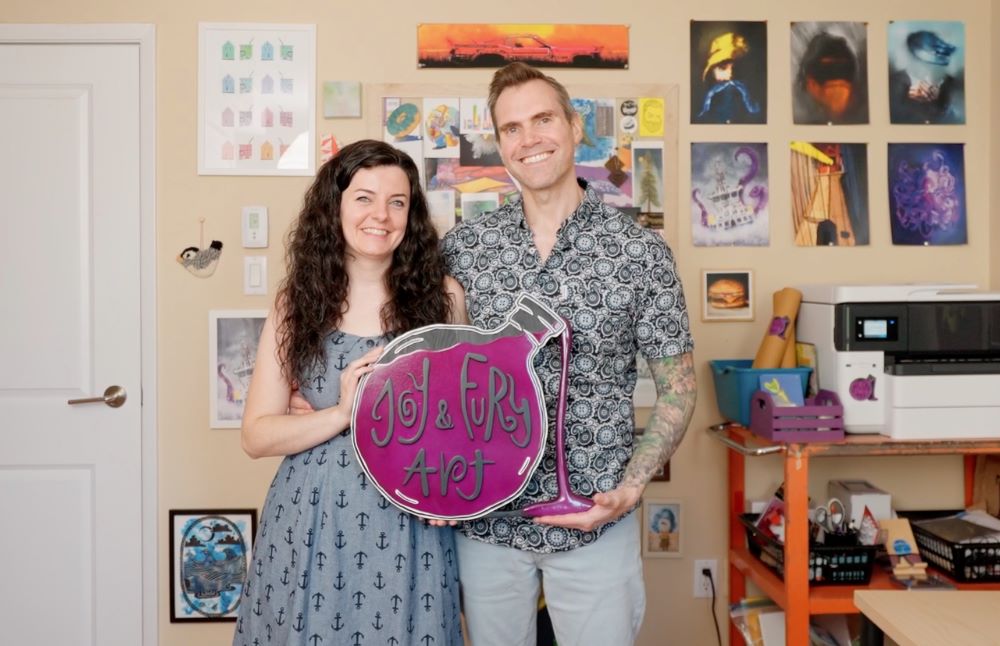 Homegrown Business: Greg & Maureen Fownes of Joy and Fury Art