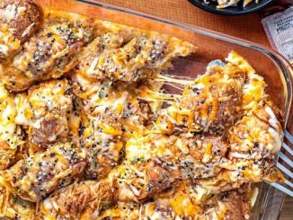 Recipe for Cheesy Croissant Casserole