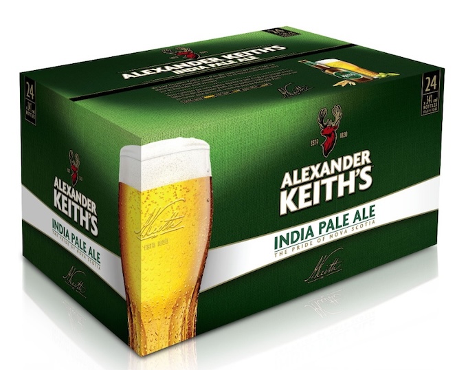 Case of Alexander Keith Beer