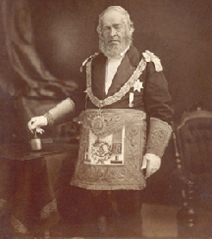 Portrait of Alexander Keith (1795-1873) in Masonic Regalia