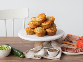 Recipe for Cheddar, Zucchini and Bacon Muffins
