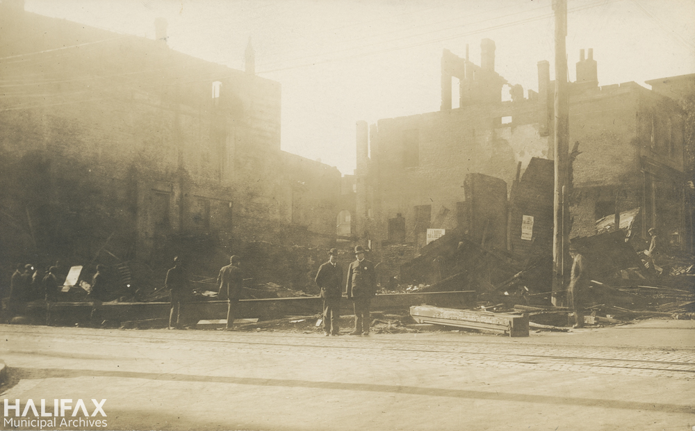 1917-Destroyed building-Municipal Archives (HMA) -CR6-123.3