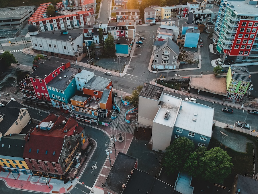Aerial of Halifax, Nova Scotia